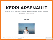 Tablet Screenshot of kerri-arsenault.com